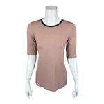 Cuddl Duds Women's Softwear With Stretch Elbow Sleeve Top Walnut Small Size New. Price: $20.00.