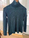 Sno Skins Women Teal Turtleneck Mid Layer Apres Shirt Made Usa Barely Worn Pre-owned. Price: $11.67.