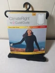 Climateright Cuddl Duds Women Ls Stretch Fleece Crew Base Layer Top Black New. Price: $8.46.