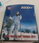 Nip Rocky Women's Teal Thermal 2 Pc Long Underwear Smooth Knit Size Xs Black New. Price: $17.99.