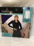 Cuddl Duds Women's Fleece Stretch Long Sleeve Crew Top Warm Layer Royal Purple New. Price: $19.97.