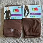 Fruit Of Loom Thermal Set Women Size Medium Brown Waffle Crew Shirt Pants New. Price: $24.99.