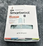 Smartwool Women's Thermal Merino Base Layer Crew Medium Bleached Aqua Heather New. Price: $53.99.