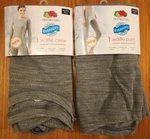 Fruit Of Loom Women's Xs (0-2) Waffle Thermal Set Gray Shirt & Pants #21423 New. Price: $15.60.