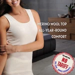 Merino Wool Tank Top - Women's Sleeveless Winter Underwear Thermal Base Layer New. Price: $28.90.