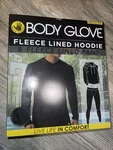 New Body Glove Men's Medium Black Ultra Soft Fleece Lined Hoodie & Pant Set. Price: $28.50.