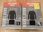 Lot 2 Natural Reflections Chillproof Crew Base Layer Shirt Women's Large New. Price: $19.99.