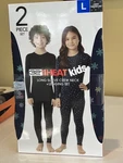 32 Heat Kids Long Sleeve Crew Neck & Legging Set (l) Nwt Navy Snowflake New. Price: $9.50.
