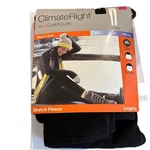 Climate Right Cuddlduds Womens Leggings Stretch Fleece Black Size Xsmall (2-4) New. Price: $14.99.