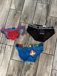 Nwt Andrew Christian Men's Medium White Blue Slip Underwear Pack Of 3 New. Price: $59.00.