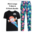 The Super Mario Galaxy Men's Shirt Pj Pant Officially Licensed Bundle New 2026. Price: $54.99.