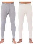 Fruit Of Loom Big Men's Thermal Bottoms 2 Pack Size 5XL Natural & Gray New. Price: $22.99.