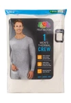 Fruit Of Loom Men's Thermal Crew Natural Size Large (42-44) White Warm New. Price: $11.99.