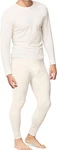 Place And Street Men Cotton Thermal Underwear Set, Off White, Large New. Price: $29.95.