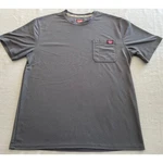Wrangler Workwear Mens Gray Pocket T-shirt Performance Recycled Poly WW65042 Pre-owned. Price: $12.99.