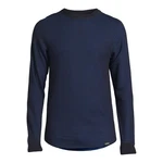 Hanes Originals Men's Raschel Navy Blue Solid Reversible Knit Thermal Top 2XL New. Price: $19.99.