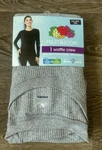 Fruit Loom Thermal Waffle Crew Shirt Super Soft Gray Womens Xxl 20 New. Price: $11.99.