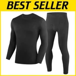 Warm Merino Wool Underwear Set, Men's Thermal Top & Bottom New. Price: $87.99.