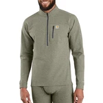 Carhartt Force Heavyweight Base Layer Quarter-zip Shirt With Rugged Flex And New. Price: $60.00.