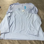 Cuddl Duds 2PC Tops Only Womens Xl Loungewear Blue Waffle Knit V-neck & Henley New. Price: $31.00.