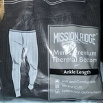 Brand New Mission Ridge Men Large Premium Thermal Bottoms-ankle Length. Price: $7.99.