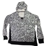 Cuddl Duds Top Hoodie Womens Large Grey Animal Print Tunic Pullover Pockets Pre-owned. Price: $17.95.