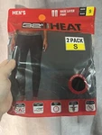 32 Degrees Heat Men's 2-PACK Stretch Quick-dry Base Layer Pants, Black, Size New. Price: $10.00.