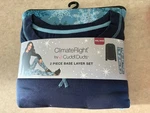 2-PIECE Climateright Cuddle Duds Womens Xxl Base Layer Top Leggings Navy Galaxy New. Price: $17.99.