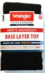 Men's Wrangler Midweight Brushed Base Layer Top 4-WAY Stretch Moisture Wicking New. Price: $18.99.