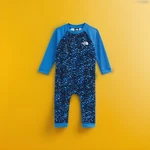 North Face Baby Infant One Piece Base Layer Waffle Knit 3-6 Months Blue Camo Pre-owned. Price: $18.99.