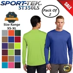 Pack Of 2 Sport-tek ST350LS Mens Long Sleeve Posicharge Competitor Crew T-shirt New. Price: $25.22.
