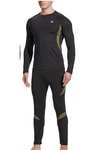 Uniquebella Men's Thermal Underwear Set Base Layer Top & Long Johns Black Size New. Price: $24.16.