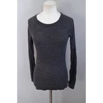 Meriwool Base Layer Top Small Gray Merino Long Sleeve Active Women Hole Pre-owned. Price: $21.95.