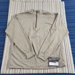 Xgo Pullover Mens Large Beige Tactical Acclimate Dry Heavyweight Fleece 1/4 Zip New. Price: $44.99.