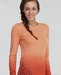 Icebreaker Oasis Crewe Merino 200 Base Layer Womens Size Orange Shirt Bodyfit Pre-owned. Price: $45.00.