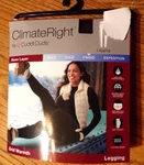 Climate Right Cuddl Duds Black Grid Warmth Legging Women's Xs Nip New. Price: $10.99.