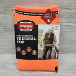 Wrangler Medium Safety Orange Thermal Workwear Performance Top Under Shirt New. Price: $5.39.