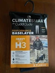 New Climatesmart Men's Navy Performance Baselayer Heavy Weight H3 Pant Keyhole. Price: $12.99.