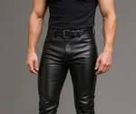 Handmade Men Genuine Sheep Leather Party Pants Slim Fit Real Trousers New. Price: $124.98.