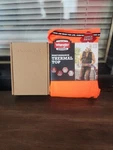 Mens Medium Wrangler Long Sleeve Orange Thermal Top & Duracell Headlamp Gift Set New. Price: $25.00.