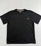 Wrangler Workwear Shirt Mens Large Black Pocket Tee Crewneck Polyester Top Pre-owned. Price: $11.99.