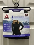 New!reebok Womens Warm Performance Base Layer Long Sleeve Crew. Size S.. Price: $10.99.