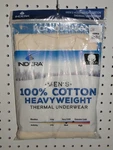 Men's Tall Heavyweight Cotton Ecru Thermal Top Or Bottom Size M-2X Indera Mills New. Price: $21.99.