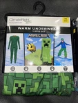 Climate Right Boys By Cuddl Duds Warm Underwear Minecraft Medium 8/10 New. Price: $10.00.