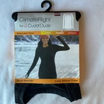 Climateright Cuddl Duds Women's (s) Long Sleeve Crew Base Layer Top Warmer New. Price: $12.99.