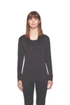 Terramar Women's Thermasilk Pointelle Scoop Large Black New. Price: $84.57.