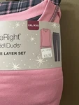 2-PIECE 1PAK Climateright By Cuddl Duds Women Pink Gray Xxl Layer Top Legging New. Price: $9.00.