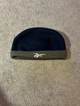 Reebok Navy Blue And Grey Fleece Beanie Hat Pre-owned. Price: $9.95.