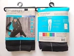 2 Climate Right By Cuddl Duds Strech Seamless Legging. Large Black/ White Stripe New. Price: $22.99.