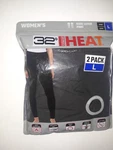 32 Degrees Heat Pack Women's Stretch Base Layer Pant Black Large New. Price: $15.00.